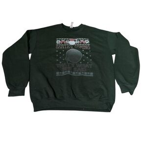 Green Christmas / Santa’s coming Men's Sweater, medium